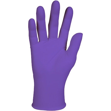 Purple Nitrile Exam Gloves, Purple, M, 100 PK